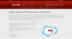 Desktop Screenshot of batchpdf.com